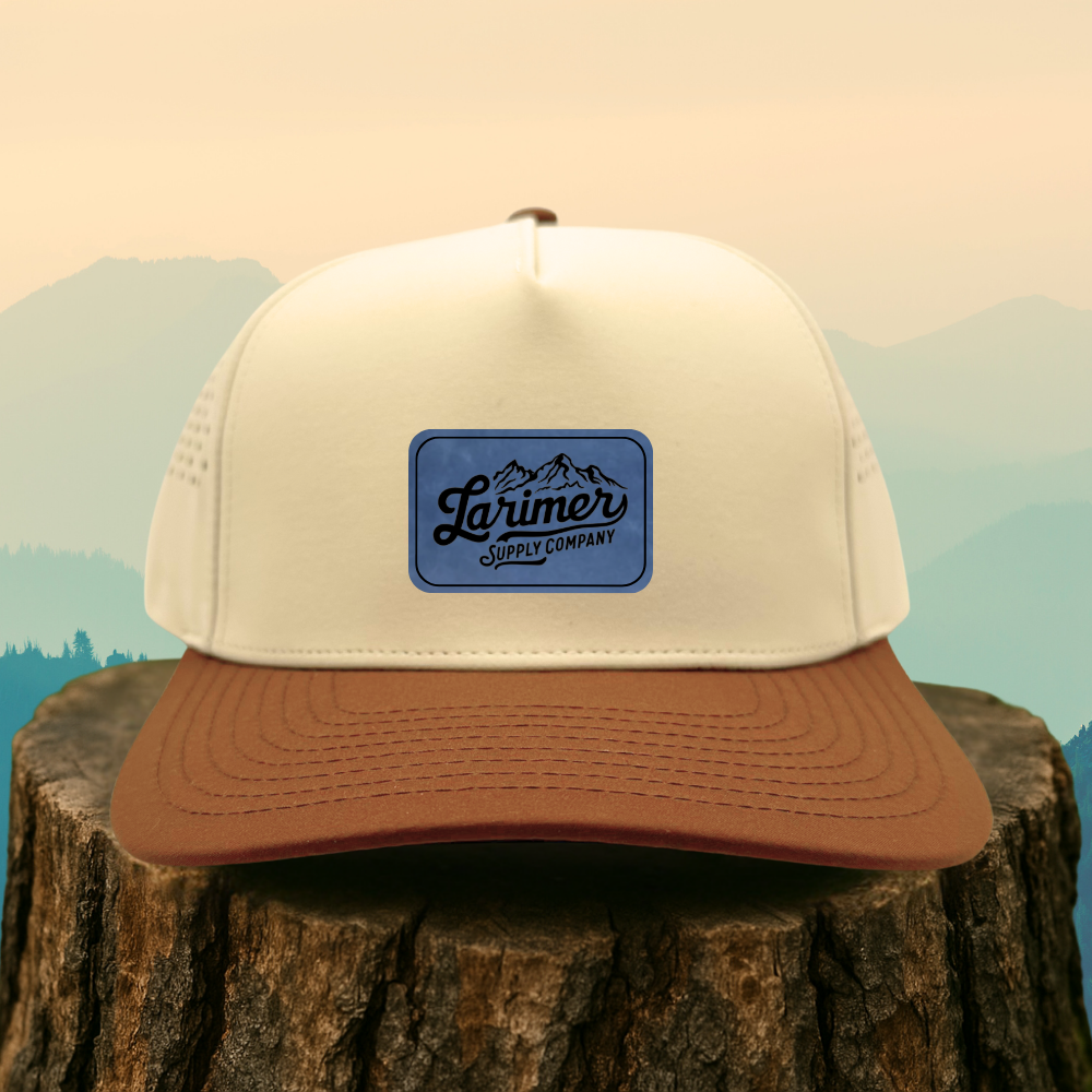 Custom Leather Patch Hat – Choose Your Hat Style + Patch Color