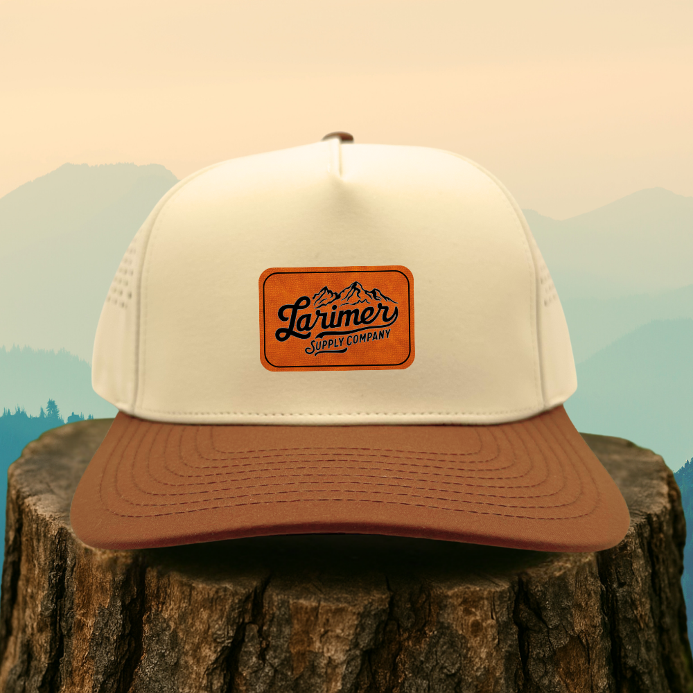 Custom Leather Patch Hat – Choose Your Hat Style + Patch Color