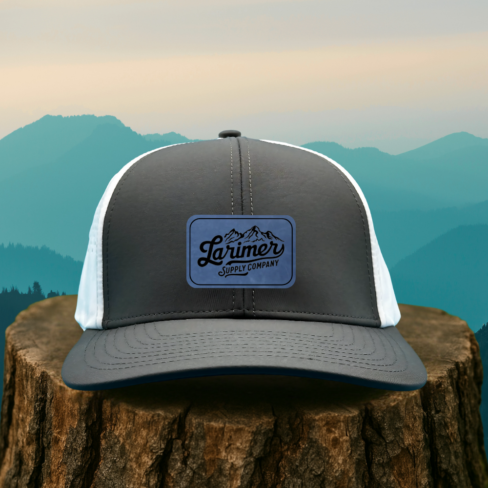 Custom Leather Patch Hat – Choose Your Hat Style + Patch Color