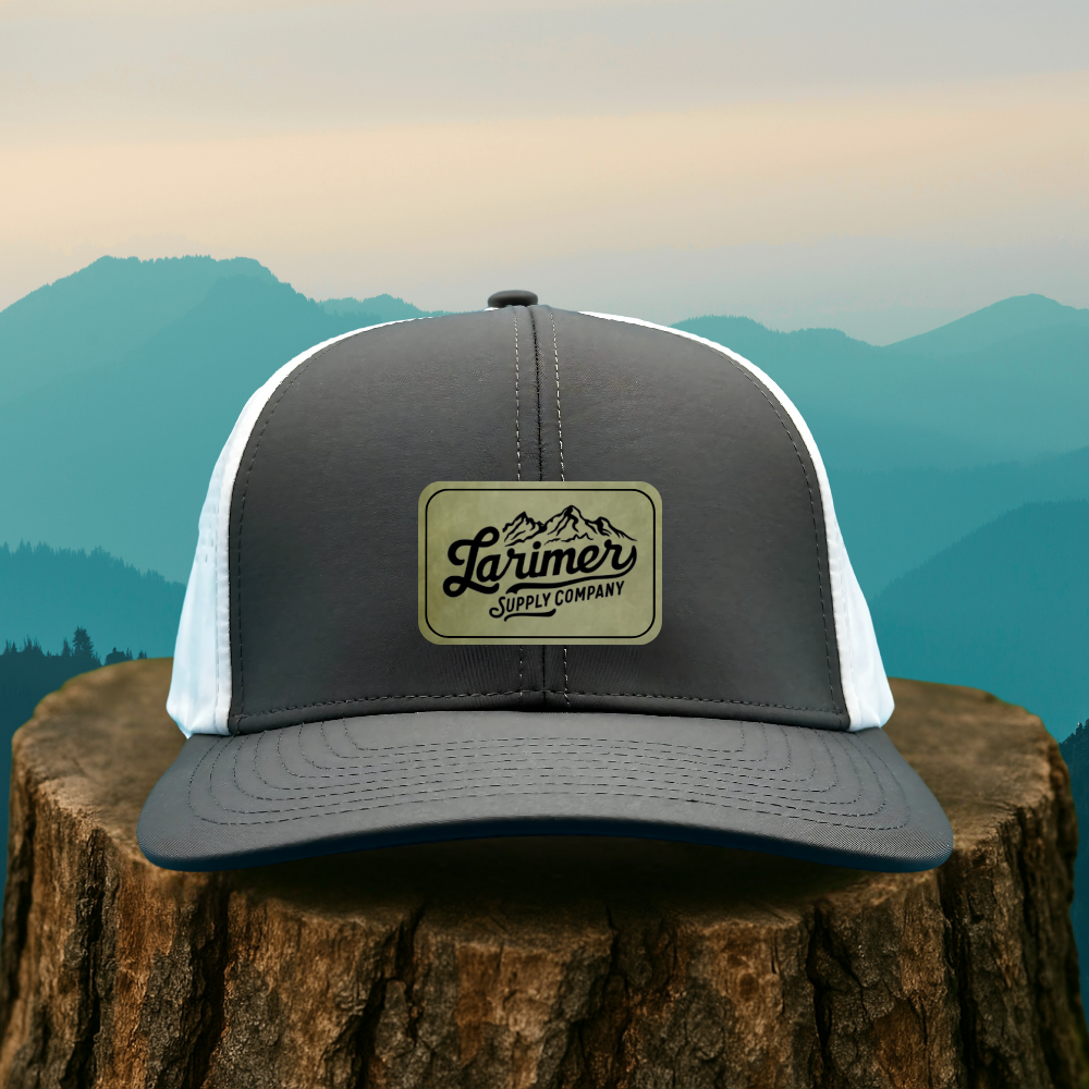 Custom Leather Patch Hat – Choose Your Hat Style + Patch Color