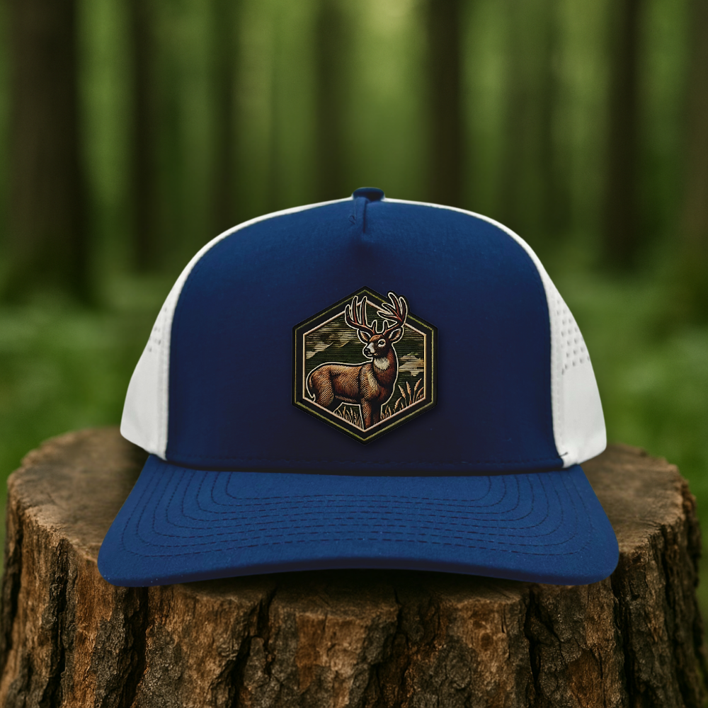 Whitetail Deer Leatherette Hat – Trophy Series