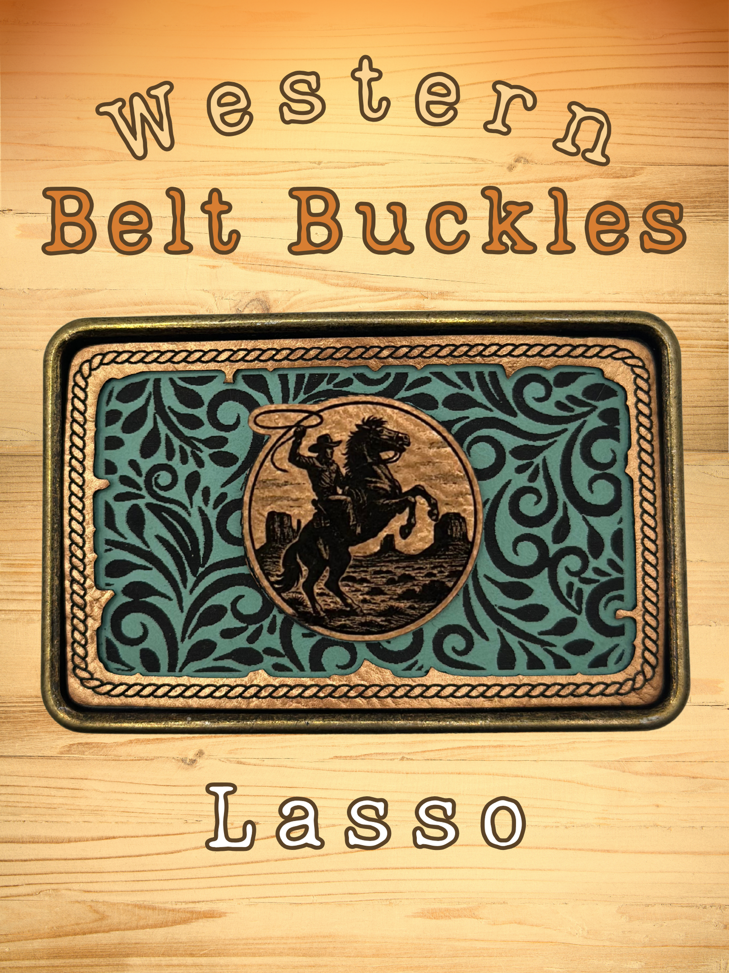 Custom Western Belt Buckle - Build Your Own