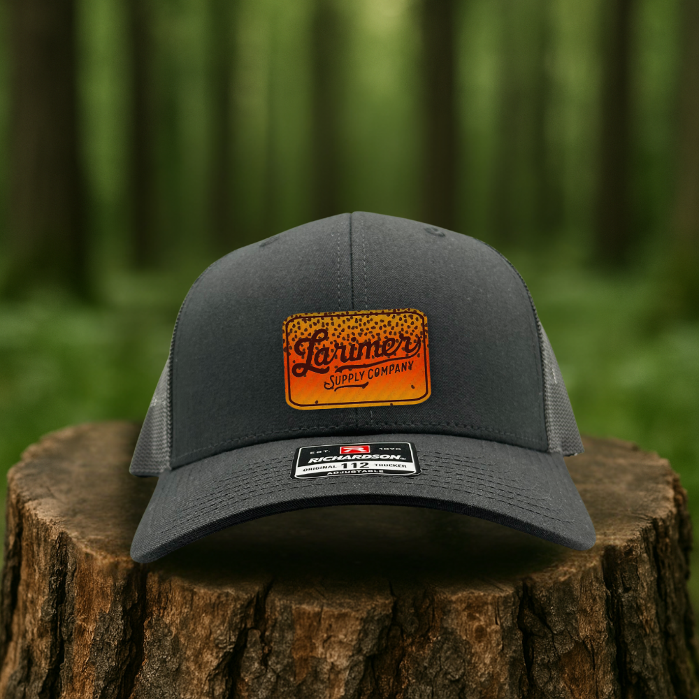 Cutthroat Trout Print Hat Patch – Custom Hat