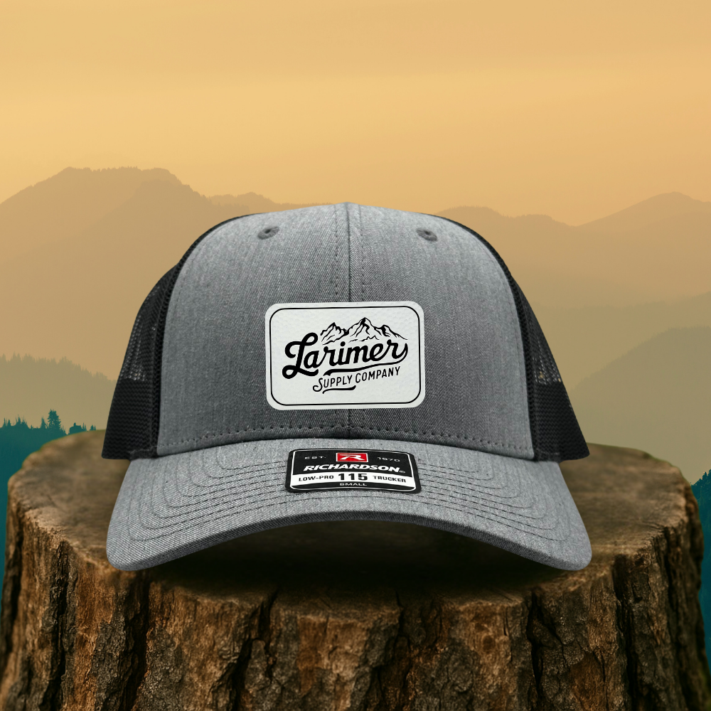 Custom Leather Patch Hat – Choose Your Hat Style + Patch Color