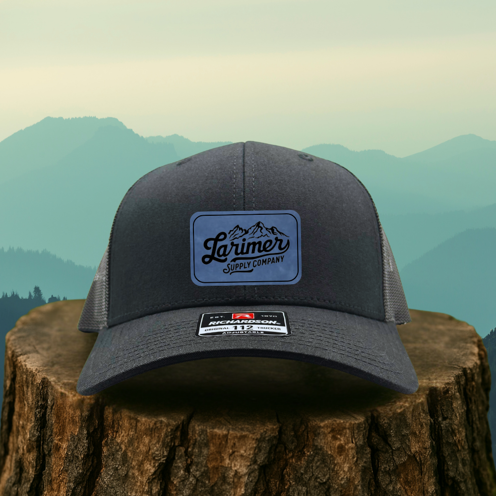 Custom Leather Patch Hat – Choose Your Hat Style + Patch Color