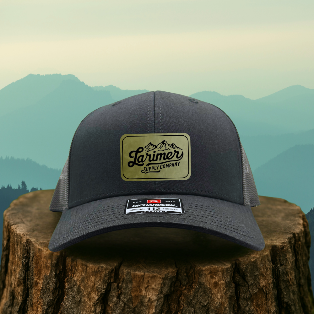 Custom Leather Patch Hat – Choose Your Hat Style + Patch Color