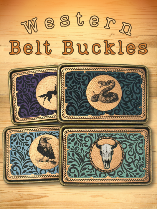 Custom Western Belt Buckle - Build Your Own