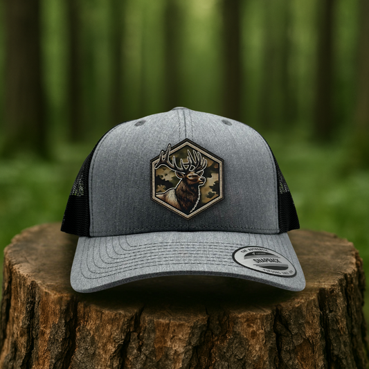 Elk Leatherette Patch Hat – Colorado Ridge Series