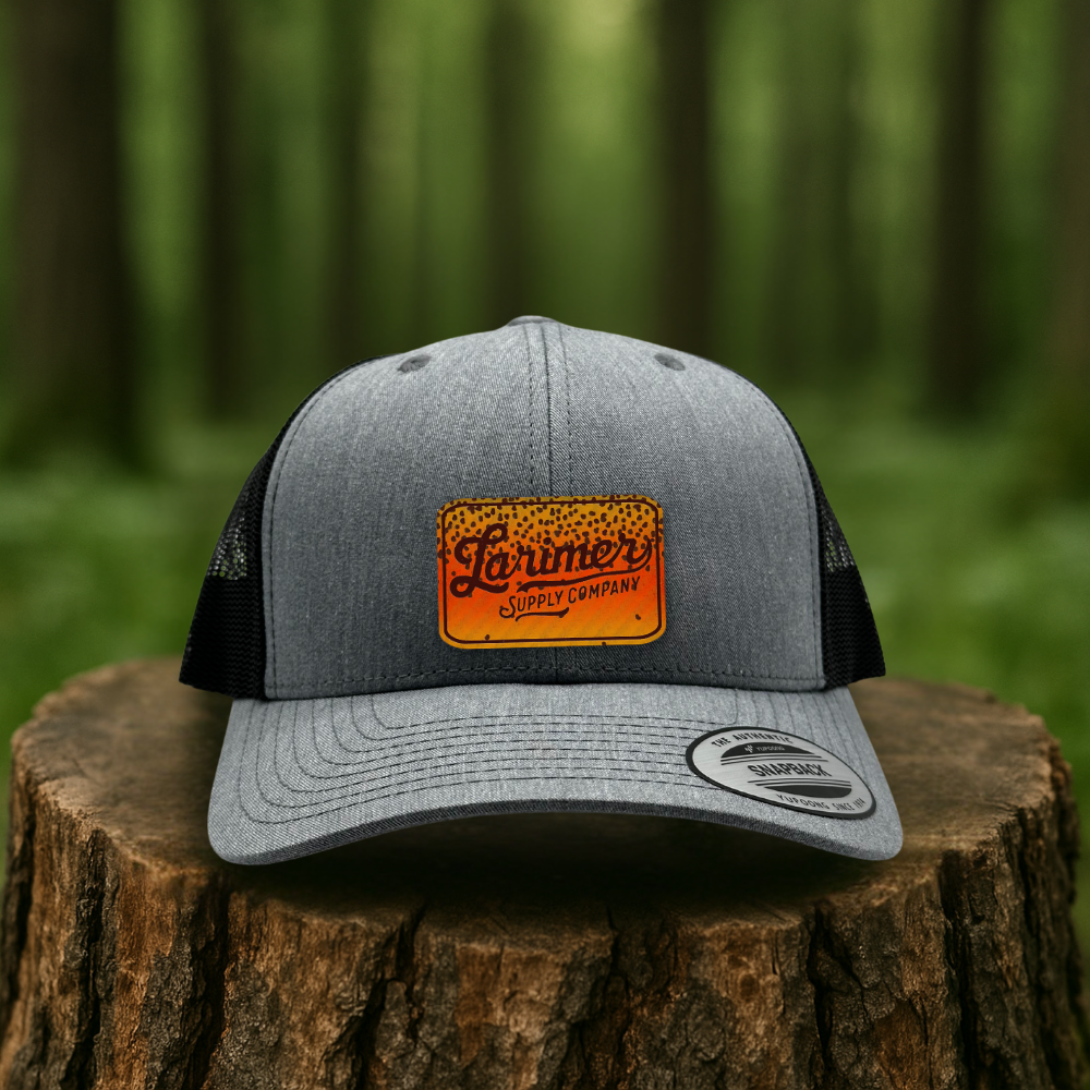 Cutthroat Trout Print Hat Patch – Custom Hat